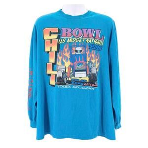 1995 Chili Bowl US Midget Nationals Tulsa Raceway 95 shirt 90s 1990s vintage